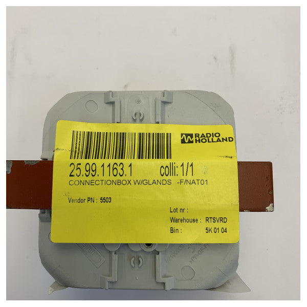 Hensel DK 0202 G Electrical Connection Box for NAT01 with Mounting Bracket 