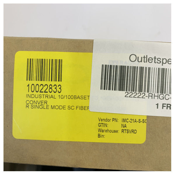 Convertitore media Moxa IMC-21A-S-SC Industrial Ethernet-to-Fiber 10/100BaseT(X) a 100BaseFX 