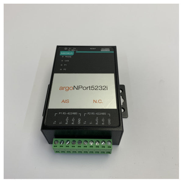 Argonics argoNPort5232i Convertidor serie a Ethernet para Trackpilot 