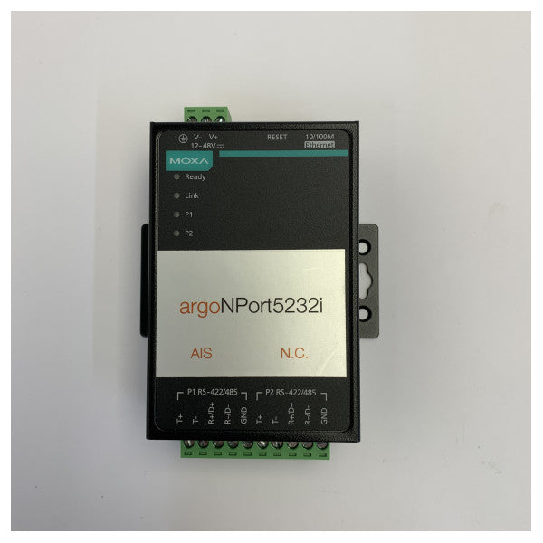 Convertitore da seriale a Ethernet Argonics argoNPort5232i per Trackpilot 