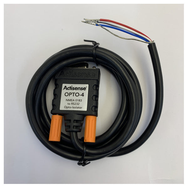 Actisense PC-OPTO-4 cabo opto-isolador NMEA 0183 para PC | DB9 para fio nu 