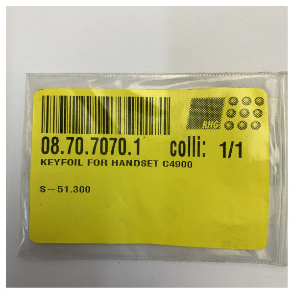 Cobham Sailor C4900 VHF Radio Ανταλλακτικό πληκτρολόγιο ακουστικού S-51.300 