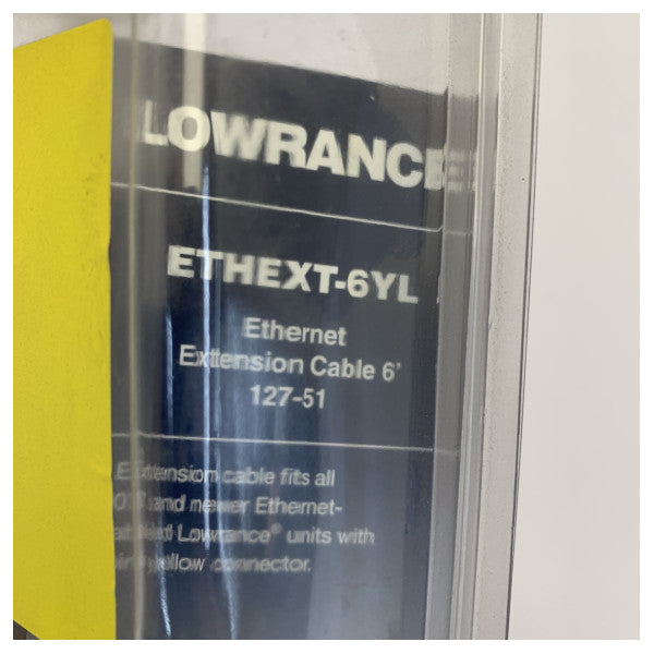 Navico Marine Ethernet Cable 1,8 m (6 pés) com conectores amarelos - 127-51 