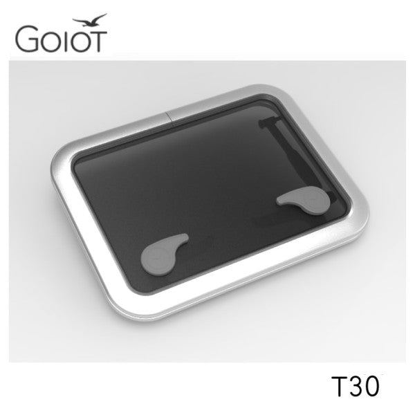 Goiot T30 Opal Marine Hatch 457 x 327 mm - Hållbart vattentätt båtskylight för ljus och ventilation