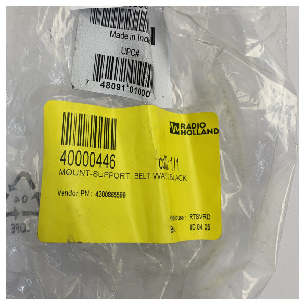 Motorola 4200865599 Hüftgürtelhalterung für Zweiweg-Funkgeräte - Schwarz 