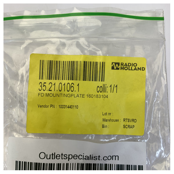 Furuno FELCOM 15 Satcom-C festeplate for diskettstasjon 16-018-3104-1 