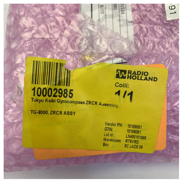 Tokyo Keiki TG-8000 Gyrocompass ZRCR Assembly Marine Navigation Spare Part