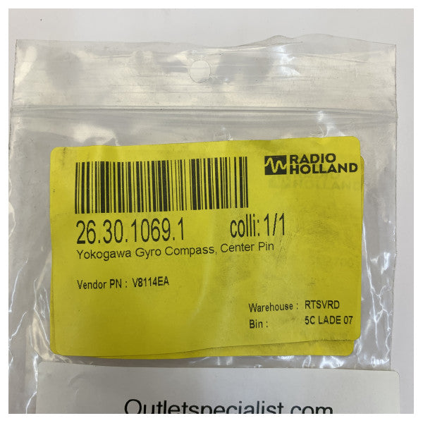 Yokogawa Gyrocompass Center Pin V8114EA for CMZ500 CMZ700 KM014 MKM022