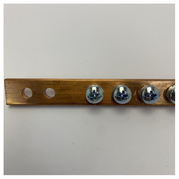 Rittal DK 7113.000 Earth Rail 450mm 200A Horizontal Copper Busbar
