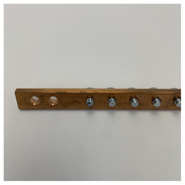 Rittal DK 7113.000 Earth Rail 450mm 200A Horizontal Copper Busbar