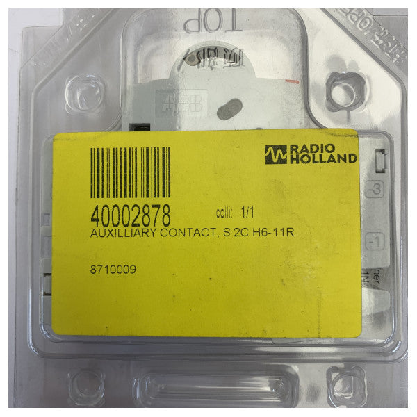 ABB S2C-H6-11R Auxiliary Contact 1NO/1NC for DIN Rail Mounting
