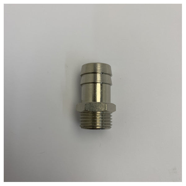 Adaptateur cannelé pour tuyau marin 1/2 pouce filetage gaz BSP vers 20 mm 