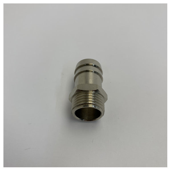 Adaptador de espiga para manguera marina 1/2 pulgada BSP rosca de gas a 20 mm 