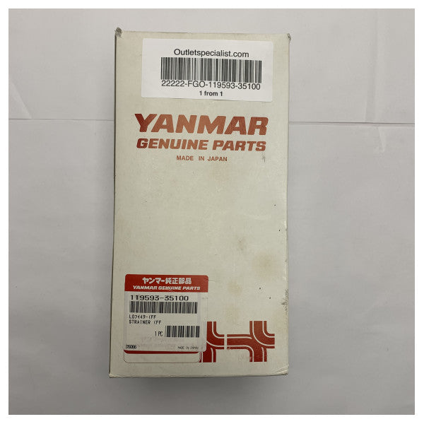 Filtro de aceite de motor Yanmar Negro - 119593-35100