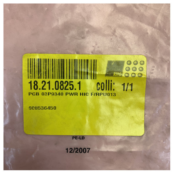 Furuno 03P9340 PWR HIC PCB għall-FAR-2107 Radar RPU-013 Processor Unit 