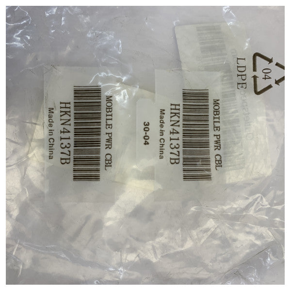 Motorola HKN4137B 12V DC-Stromkabel für GM340 GM360 DM3400 Mobilfunkgerät - 15A Sicherung 