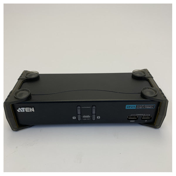 オーディオおよびケーブル付き Aten CS1762A 2ポートUSB DVI KVMPスイッチ 