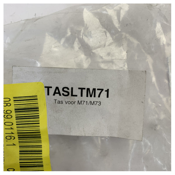 Icom læderbæretaske til IC-M71EURO+ marineradio med bælteclips - TAS-LTM71 