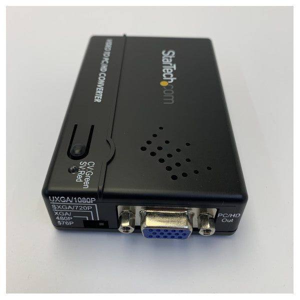 StarTech VID2VGATV2 Composite and S-Video to VGA Video Converter 