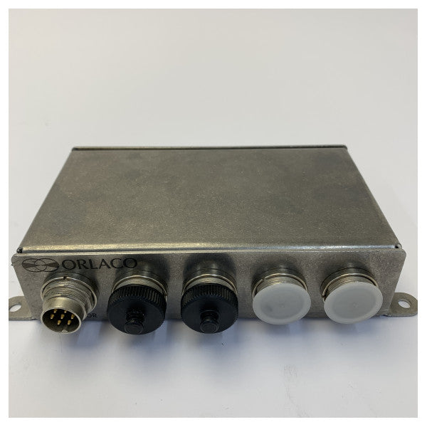 Conmutador de vídeo marino Orlaco MultiView Dual Box de 4 entradas para cámara en acero inoxidable 