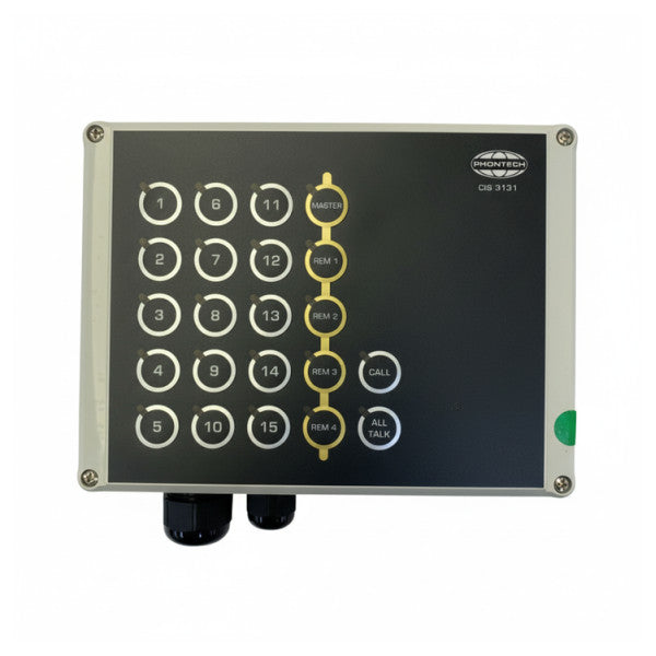 Phontech ICS-6200 マリンインターコム W.T. リモートステーション 3131 | 15回線 