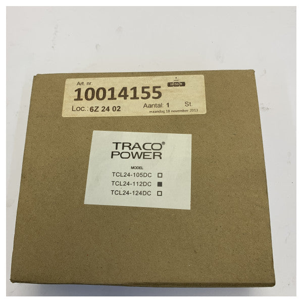 Telerex Traco Power TCL 024-112 Μετατροπέας DC/DC 24VDC σε 12VDC 24W για τοποθέτηση σε ράγα DIN 