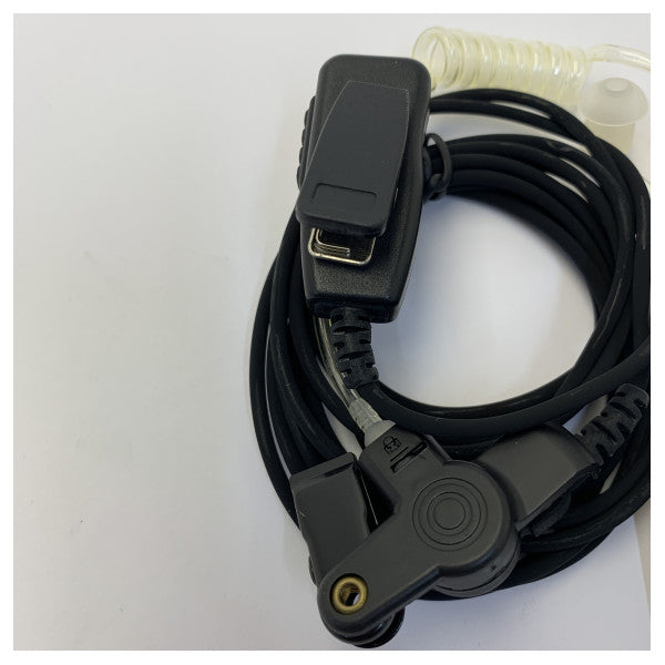 Eukay EU-XSE2W-M7 2-leders overvågnings-walkie-talkie-headset 