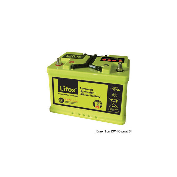 12.8V 105Ah LiFePO4 Marine Lithium Battery – Lightweight, Durable & Maintenance-Free Power Source