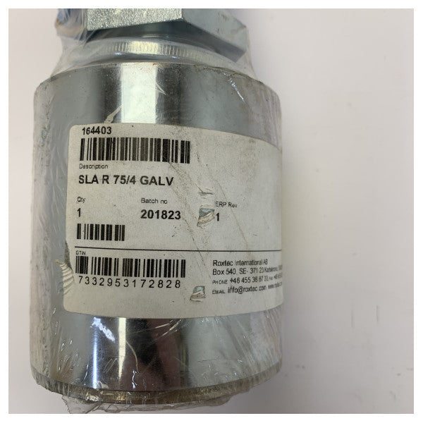 Roxtec SLA R 75/4 sistema de paso de cables de acero inoxidable/acero galvanizado en caliente - solución de sellado marino 