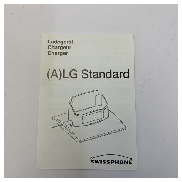 Swissphone-mottagar-laddare med LED-indikator - EU-kontakt - Del 0892526 