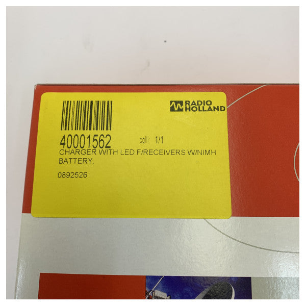 Swissphone-mottagar-laddare med LED-indikator - EU-kontakt - Del 0892526 