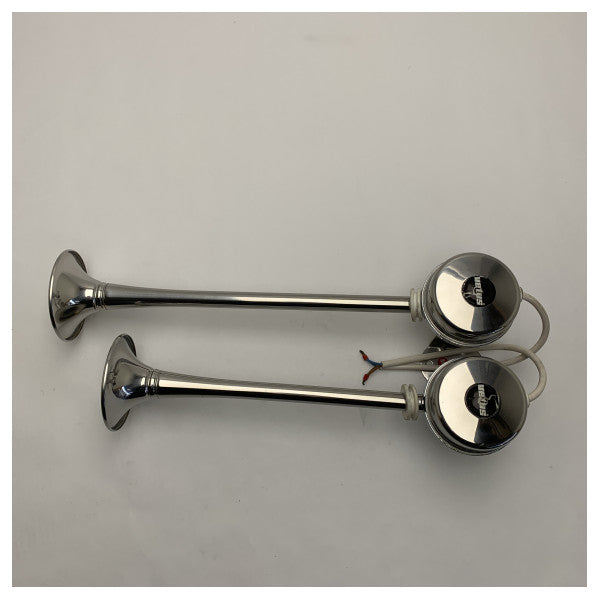 Vetus M24D 24V Dual Marine Stainless Steel Horn 24V Low and High Pitch