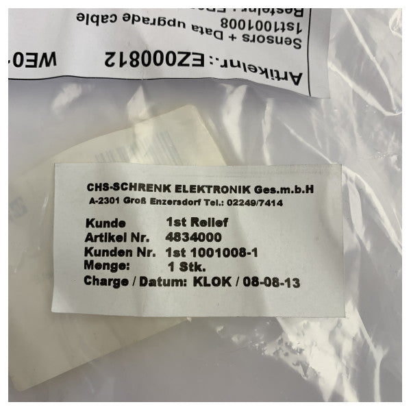 Cable de interfaz de datos marina Cisco EZ000812 - D-Sub a conector circular 