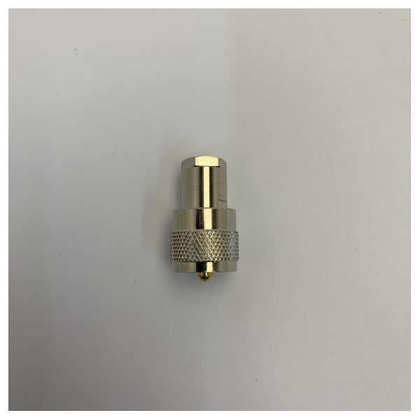 Conector adaptador coaxial RF FME macho a UHF macho (PL-259) para radio marina 