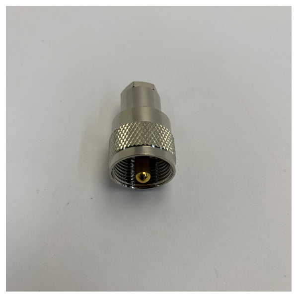 Adaptador coaxial RF FME macho para UHF macho (PL-259) para rádio marítima 