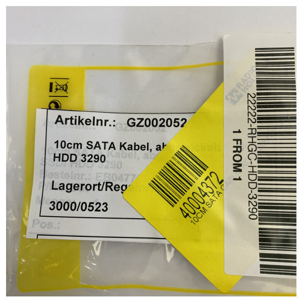 SATA podatkovni kabel HDD-3290 za pomorske navigacijske sustave - nekorišten 