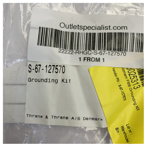 Kit antenna marina Thrane and Thrane con supporto in ottone resistente alla corrosione - S-67-127570 