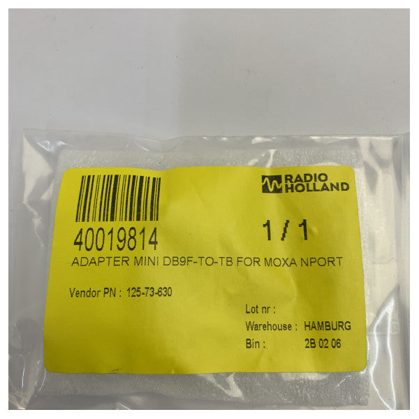 MOXA DB9F-TB-sarjaliitäntäadapteri NPort-laitteille 