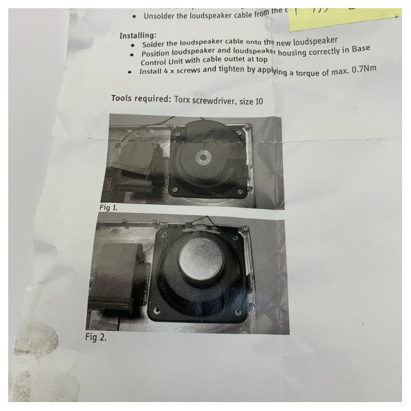 Marine Audio Speaker with Suction Cup Mount - S-46-054