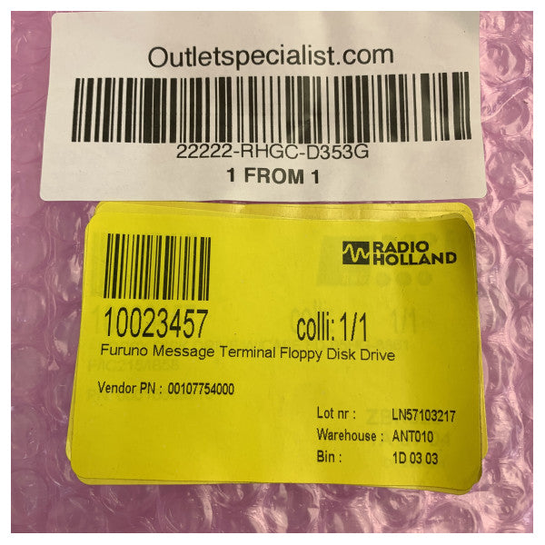 Unità disco floppy interna Furuno D353G per elettronica marina 