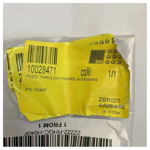 AC Antennas Marine Antenna Feed-Through Insulator for Wire Antennas - H040F