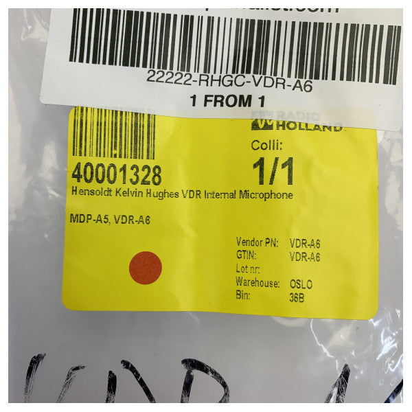 Unità microfono interna Kelvin Hughes VDR-A6 per VDR marino 