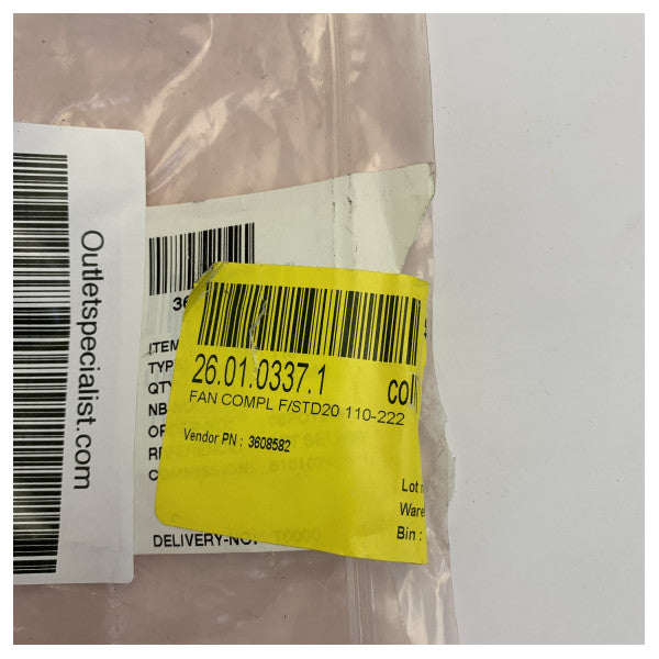 EBM PAPST STD20-110-222 Marine Industrial Cooling Fan 