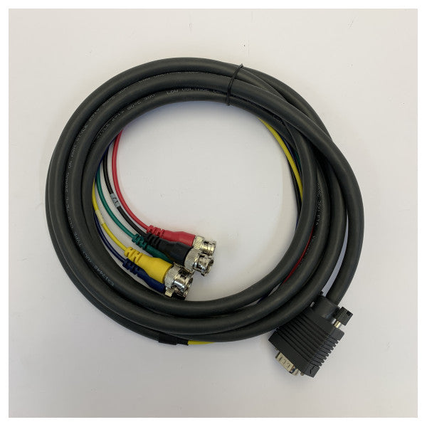Kramer 92-5105010 VGA to BNC Cable - Professional Marine Grade Video Connector 