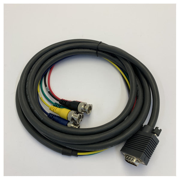 Kramer 92-5105010 VGA til BNC-kabel - profesjonell marine-grade videokontakt 