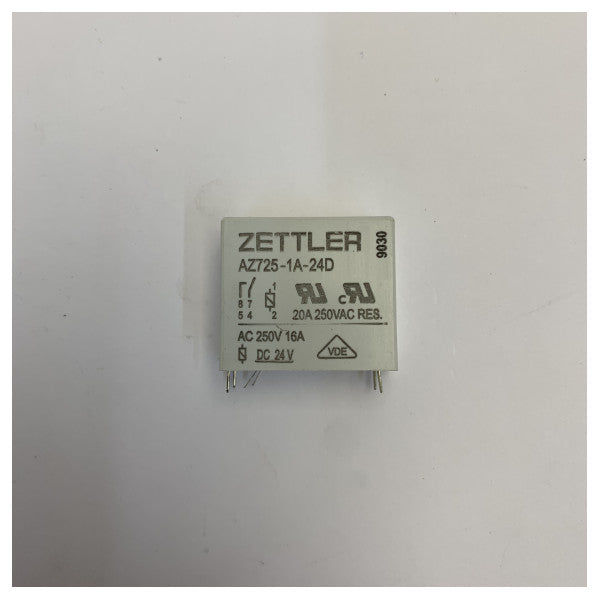 Relé eléctrico ZETTLER RR25-100L-10D para uso marino e industrial 