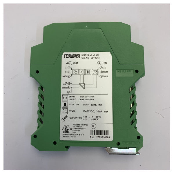 Konwerter sygnału przemysłowego Phoenix MCR-C-UI-UI-DCI 