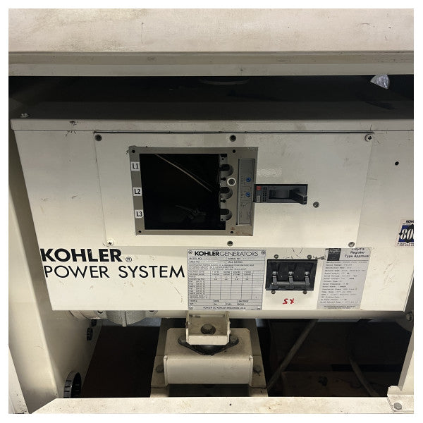 USED Kohler 125EFOZ marin dieselgenerator 1500 RPM | 125 kW | 50 Hz | 220/380V