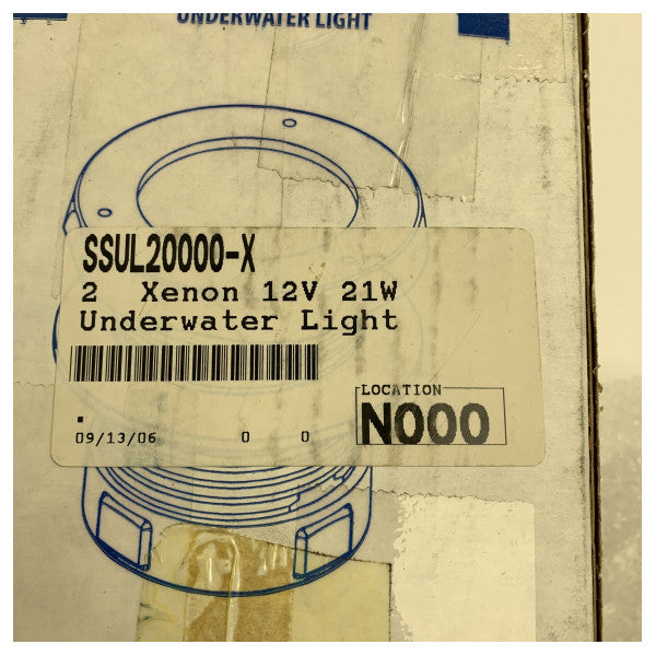 Vetus Underwater 12V 21W Xenon HID Marinlampa med hållbar metallkåpa - SSUL2000-X 