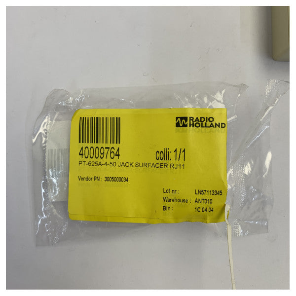 Caixa de derivação para placa de parede de telecomunicações marítimas PT-625A-4-50 